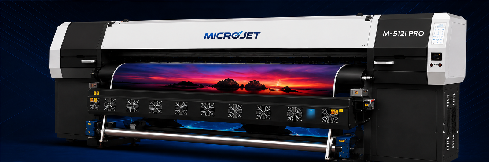 Microjet Machine Banner